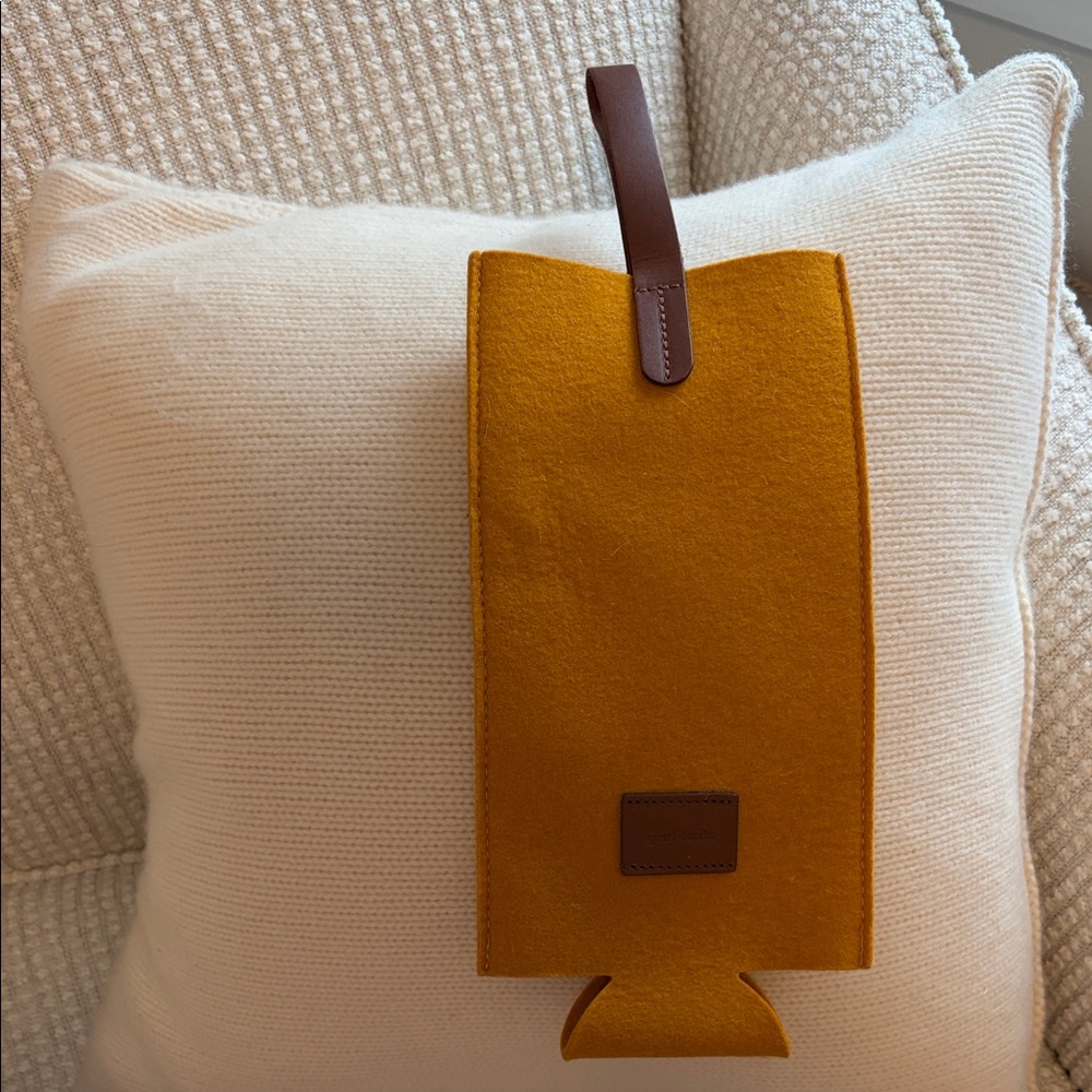Elegant Mustard wall, wine, carrier, tote, gift bag